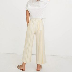 MADEWELL Emmett Wide Leg Crop Pants Denim 37